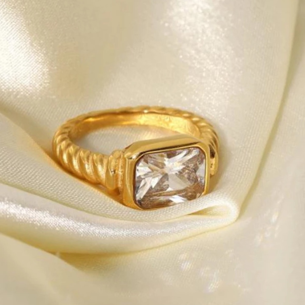 Texture Square Ring